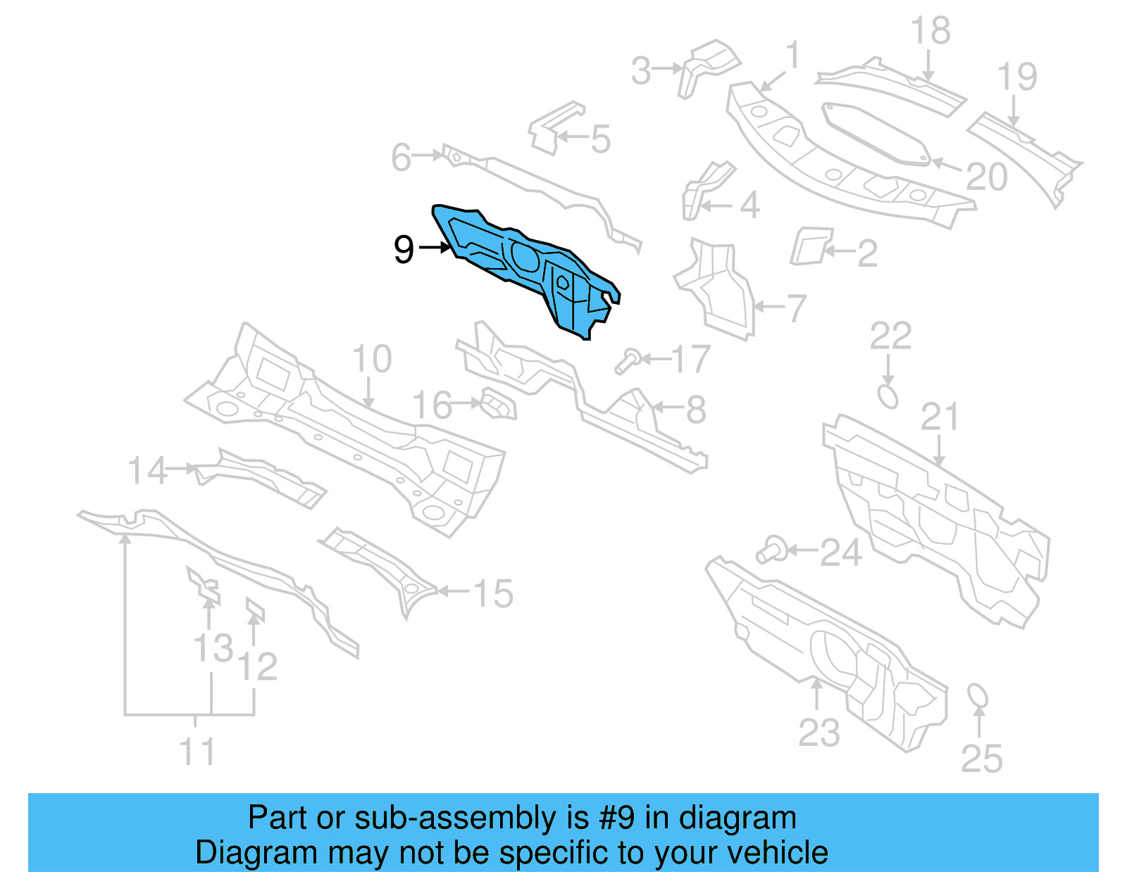 Dash Panel 5N1-804-011 - View 6