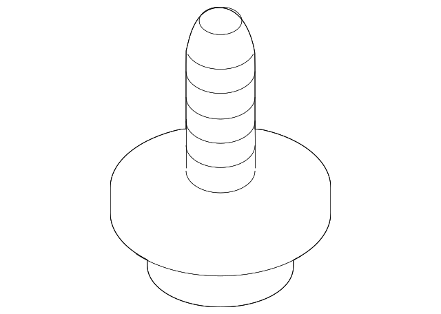 Radiator Support Splash Shield Screw WHT-000-729-A - View 11