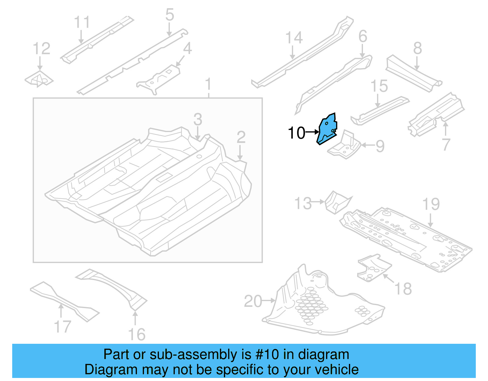 Corner Panel 1K0-804-797-A - View 31