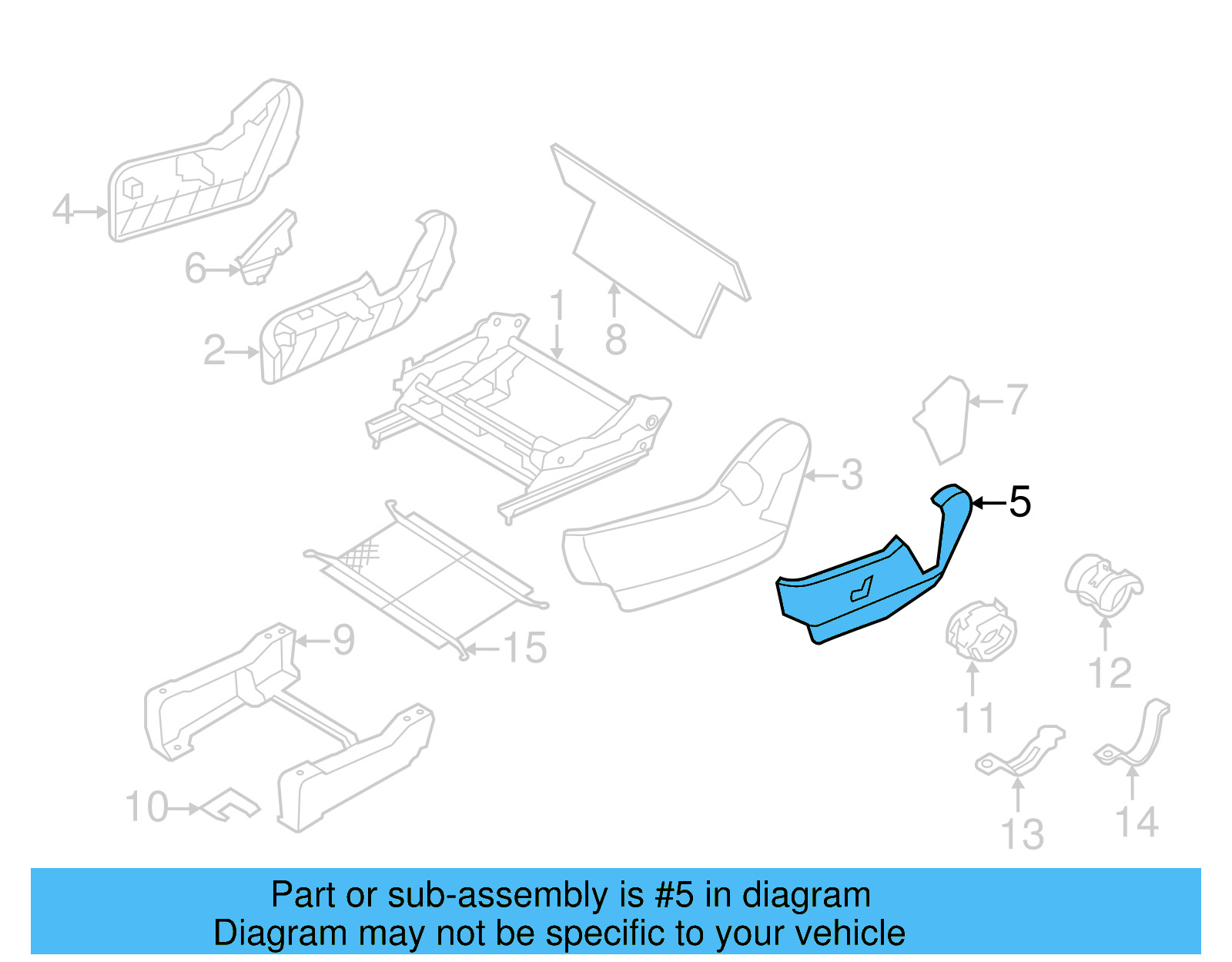 Side Shield 7B0-881-317-H-DE5 - View 4