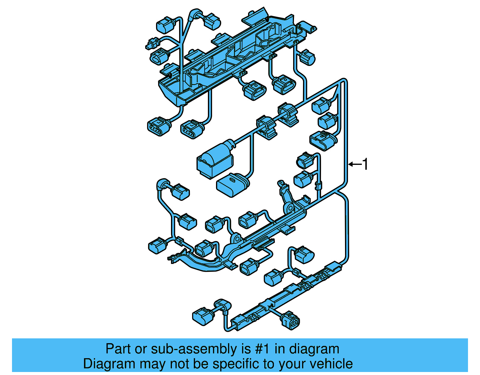 Engine Harness 04E-971-627-CB - View 4