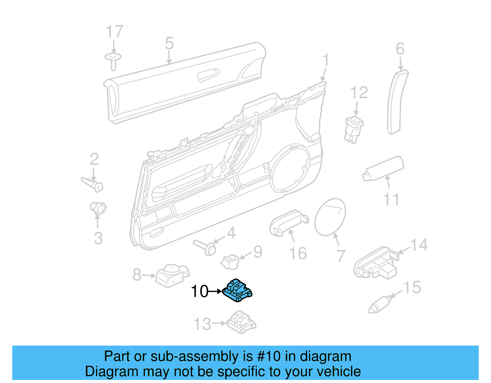 Window Switch 1F0-959-858-2QL