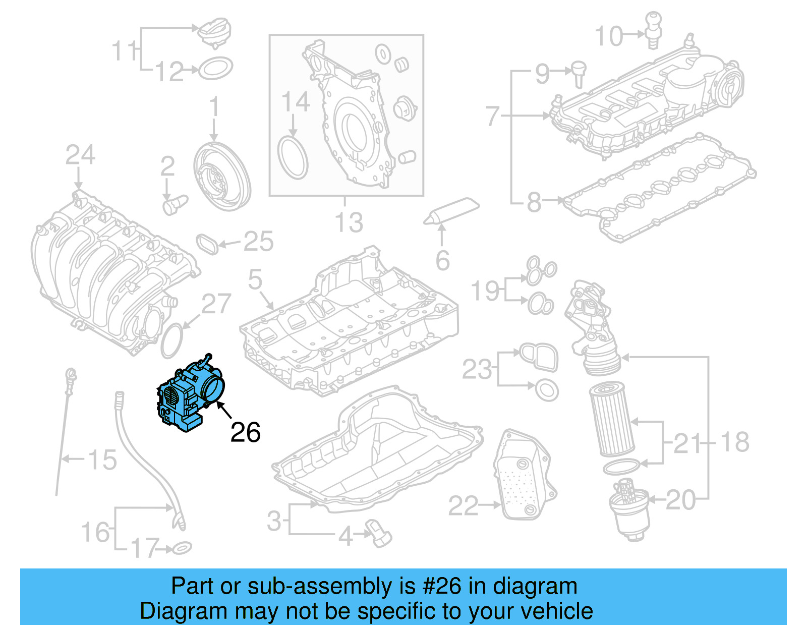 Throttle Body 07K-133-062-A - View 5