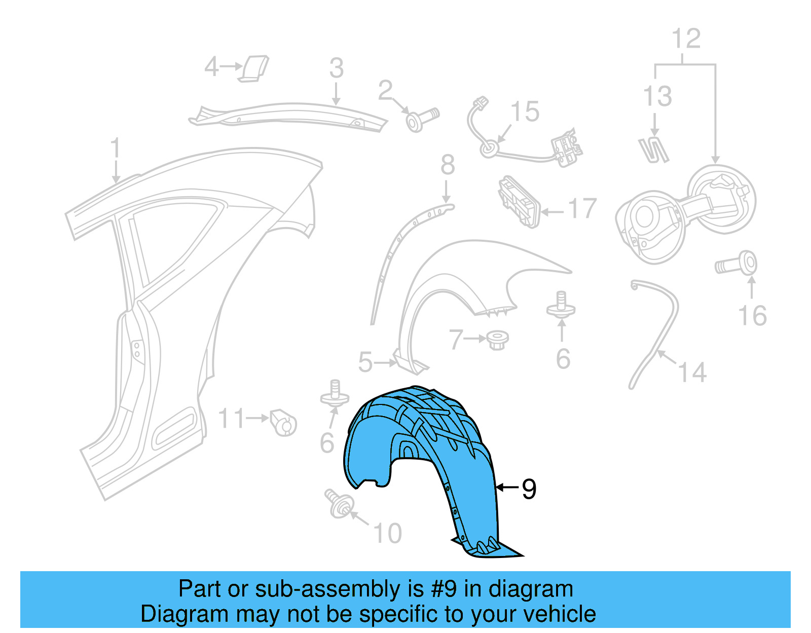 Fender Liner 5C5-810-970-D - View 3