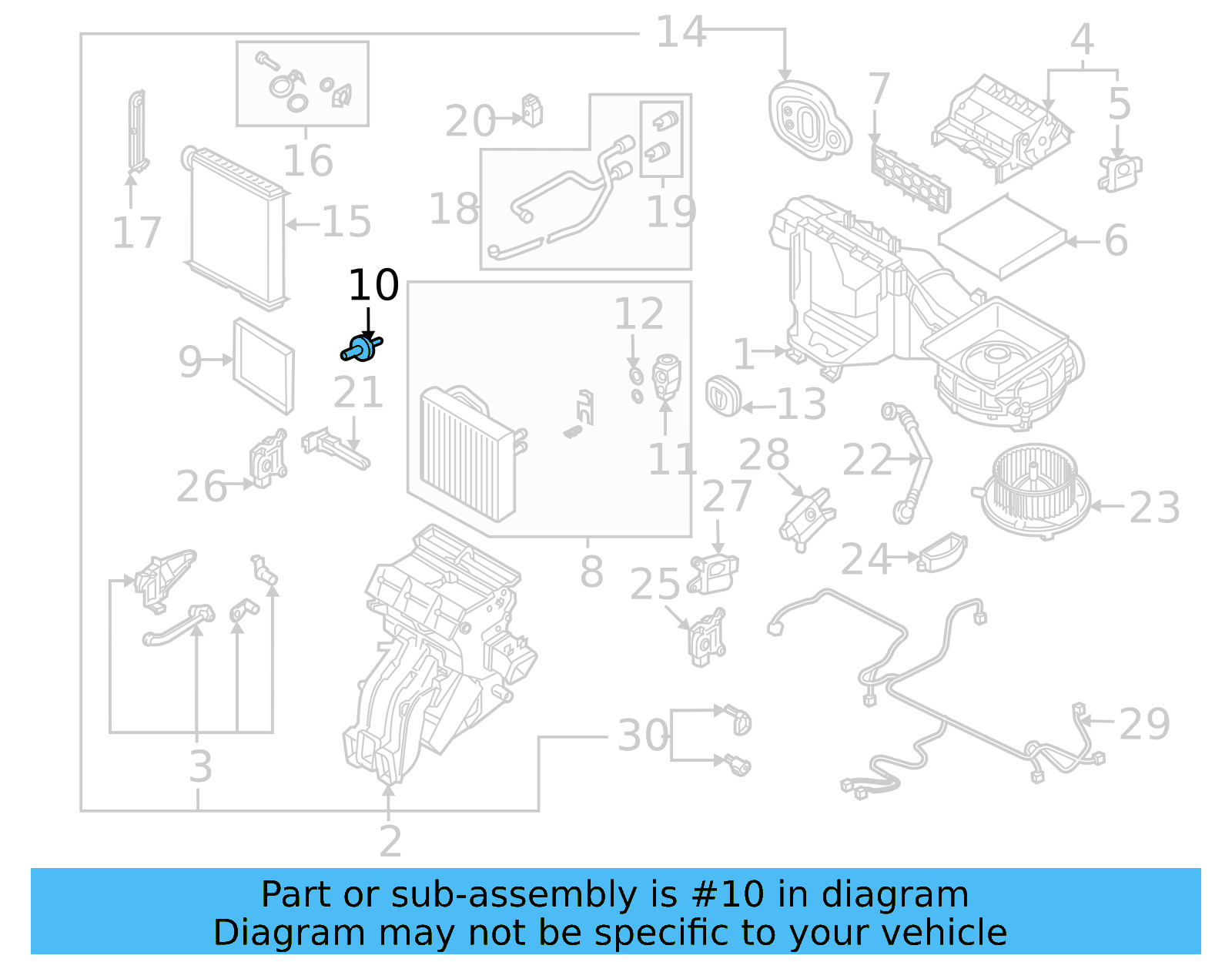 Evaporator Assembly Bracket 5Q0-819-133 - View 12