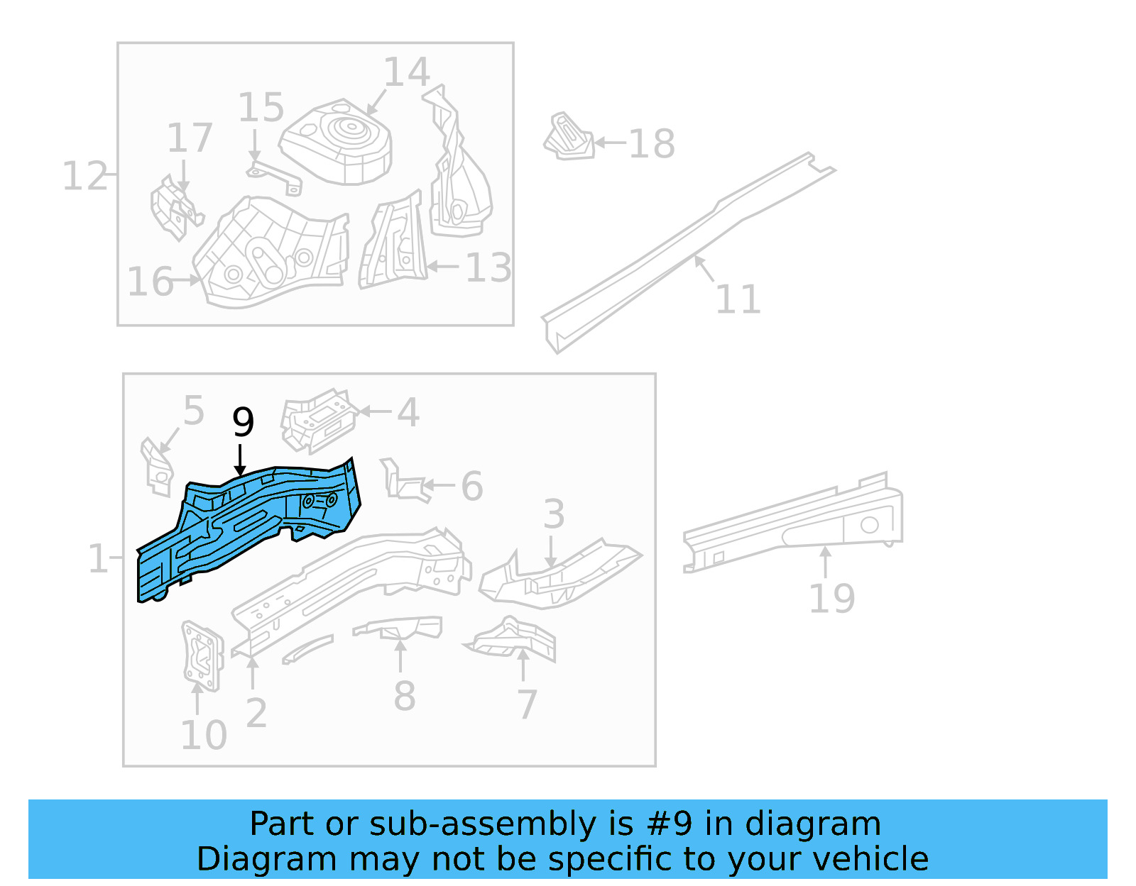 Outer Rail 5QA-804-106 - View 4