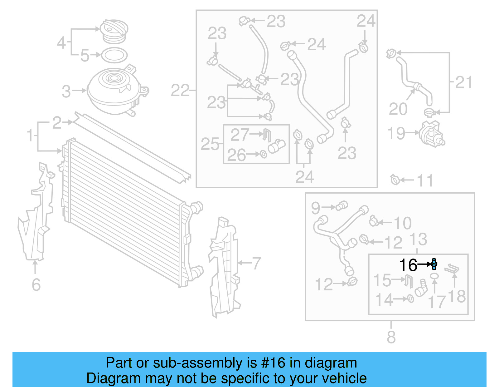 Coolant Temp Sensor 03F-919-501-B