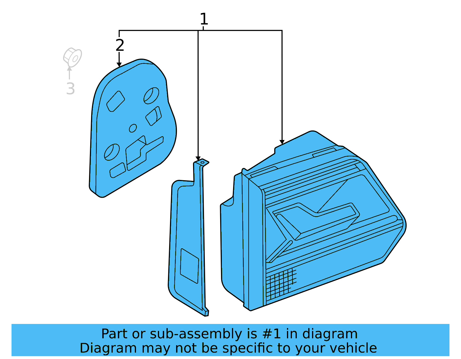 Backup Lamp 3CN-945-094-D - View 3