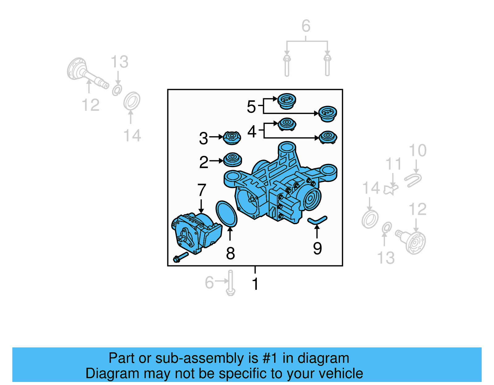 Differential Assembly 0AV-525-010-K - View 6