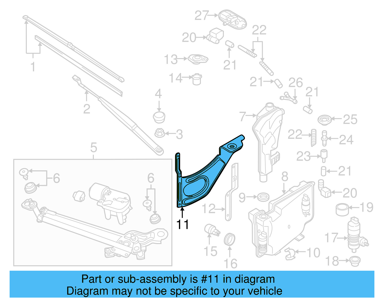 Mount Bracket 5Q0-955-443-D - View 4