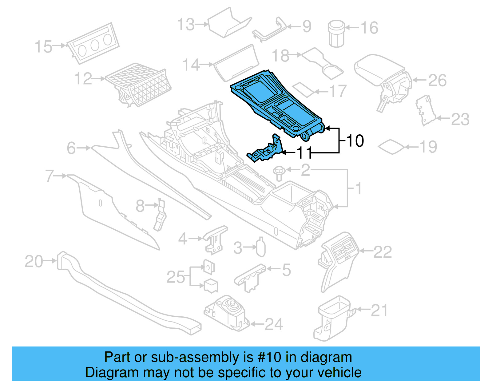 Switch Bezel 5G1-864-263-AT-KMR - View 12