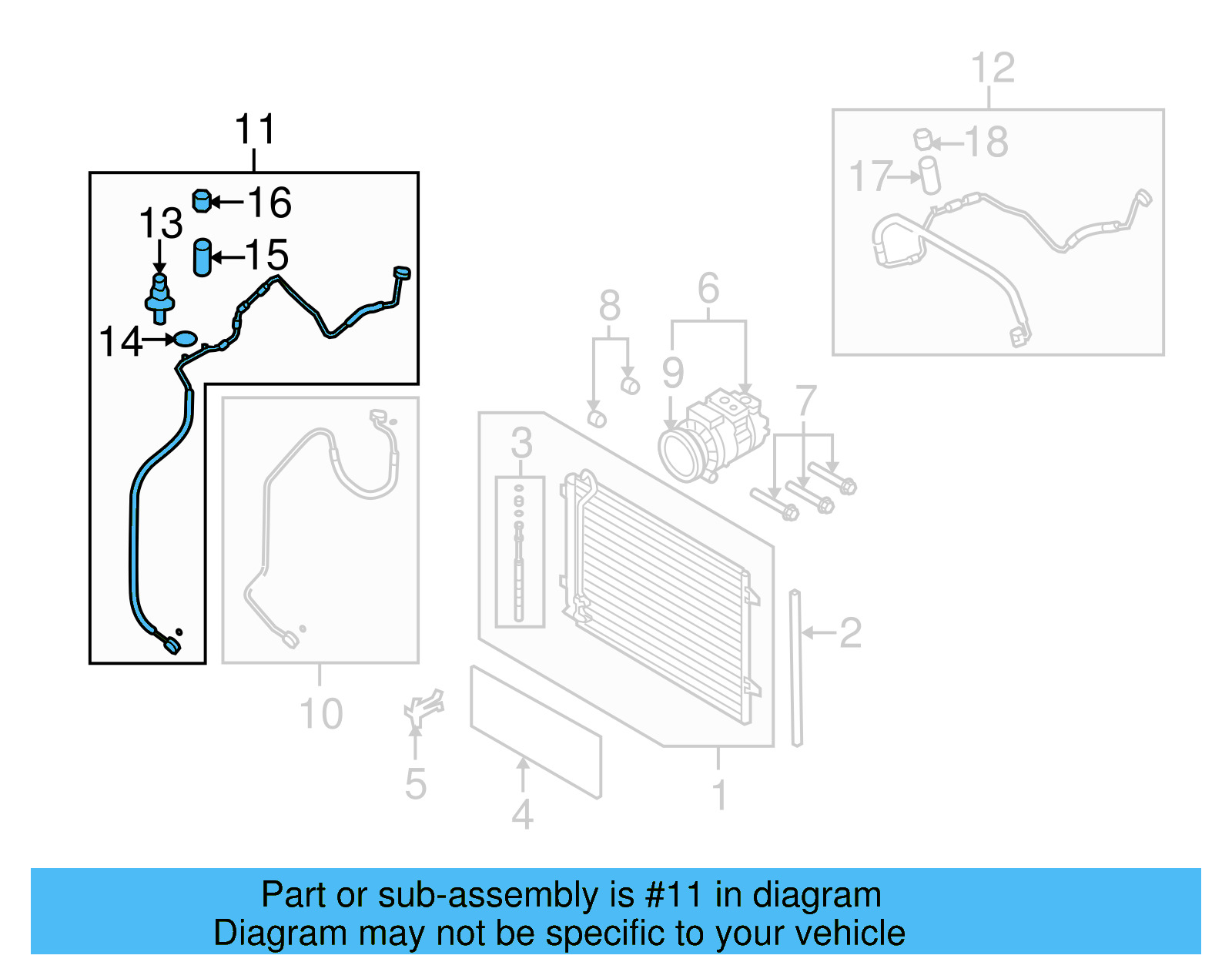 AC Hose 3C0-820-741-AK