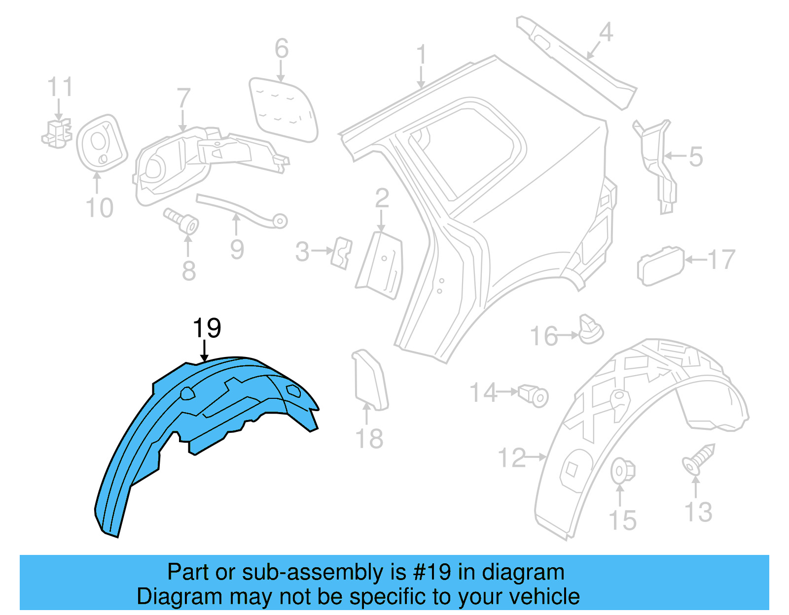 Sound Absorber 7P0-863-814-B - View 9