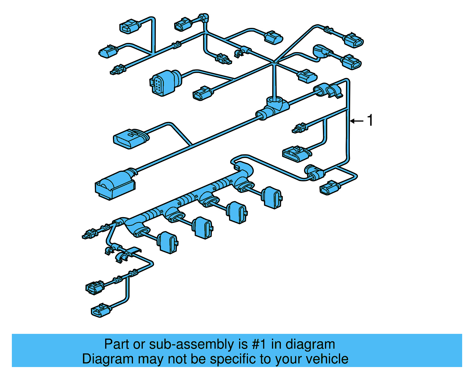 Engine Harness 06J-971-627-F - View 3