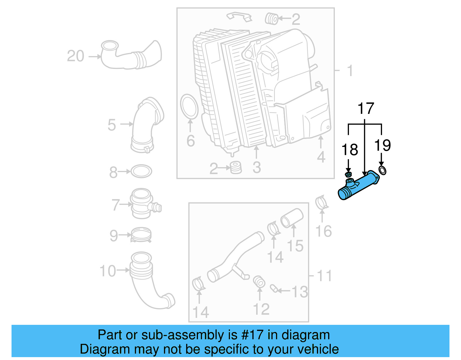 Intake Tube 07Z-129-654-B - View 9