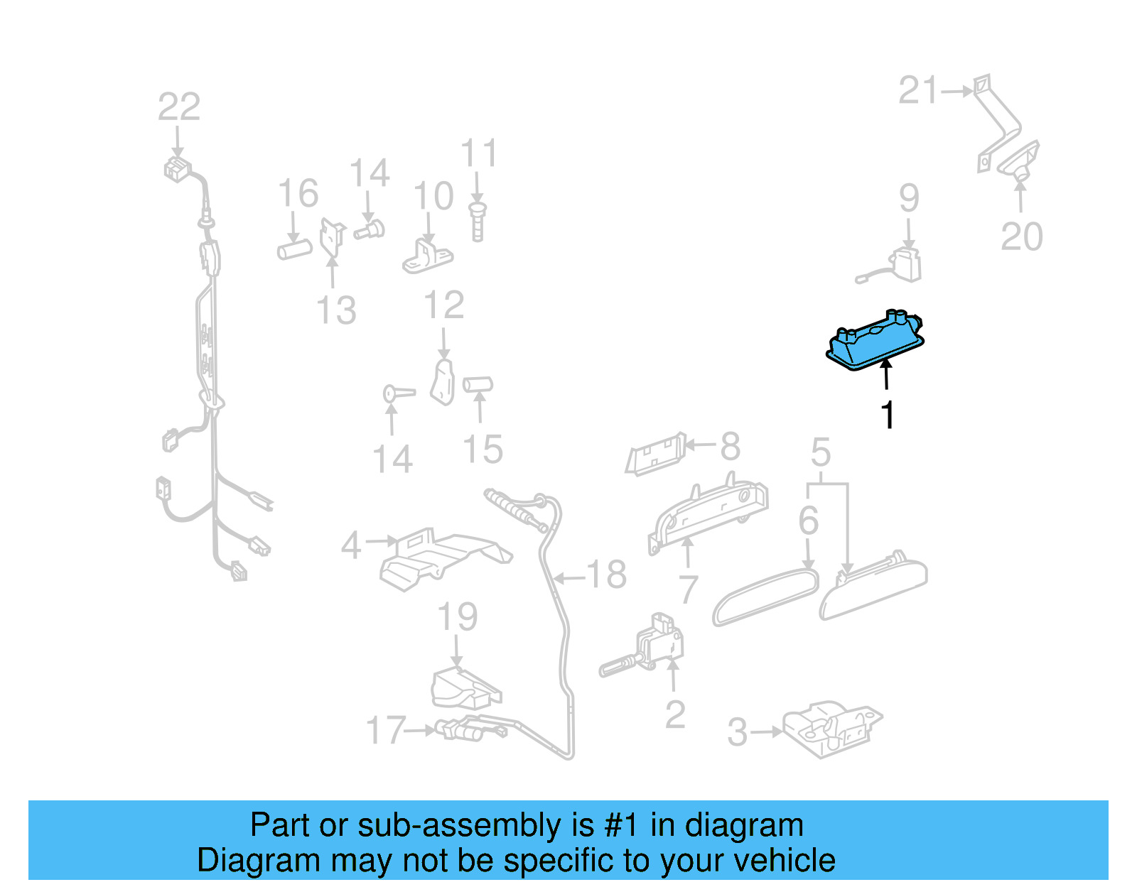 Handle 7L6-827-609 - View 9