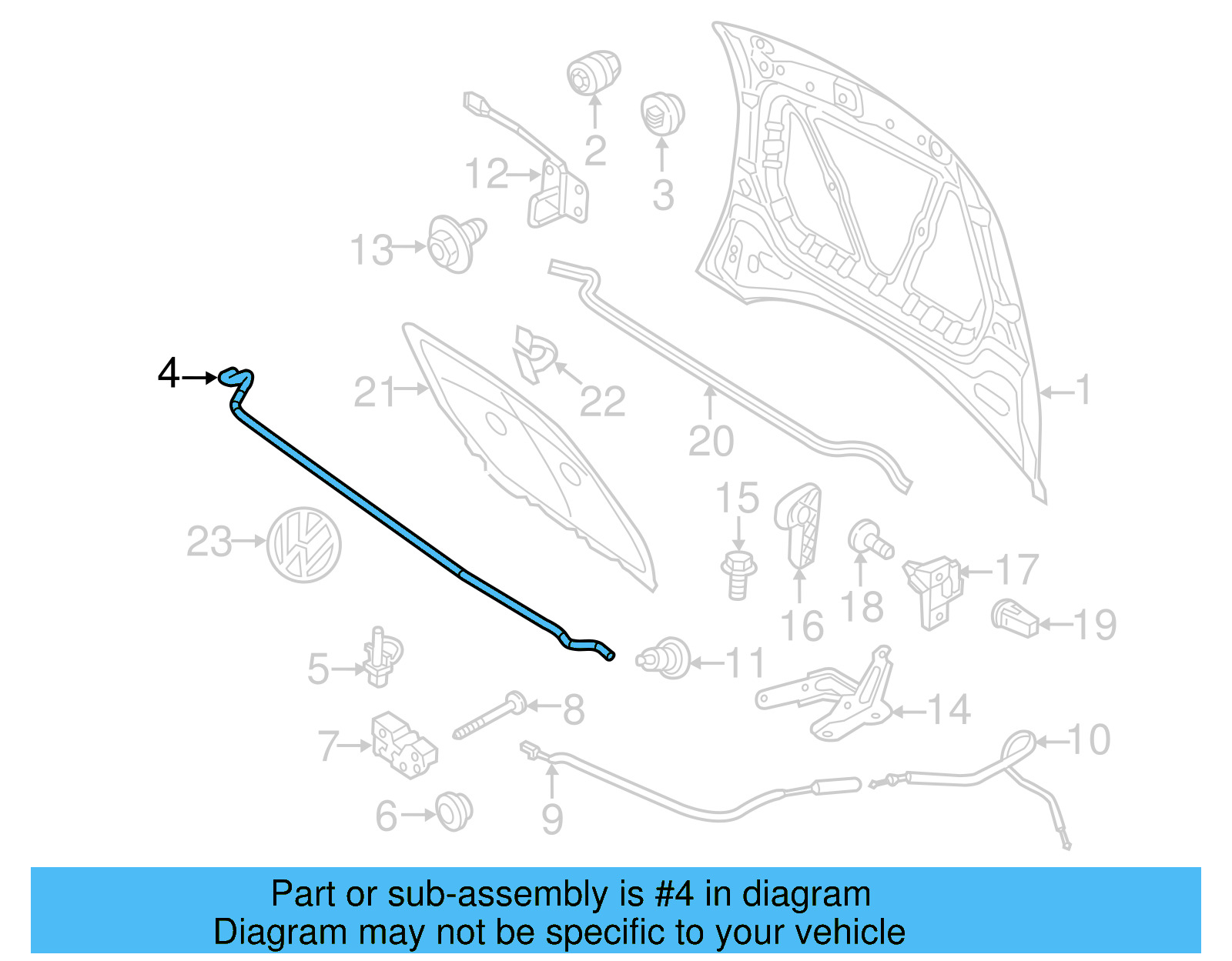 Support Rod 5C5-823-363-C - View 5