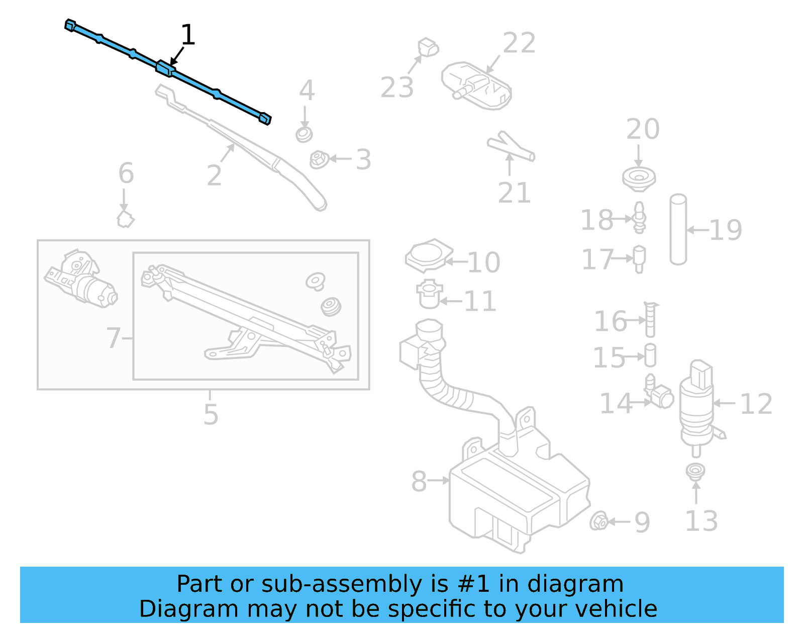 Wiper Blade 17B-955-426-A-03C - View 4