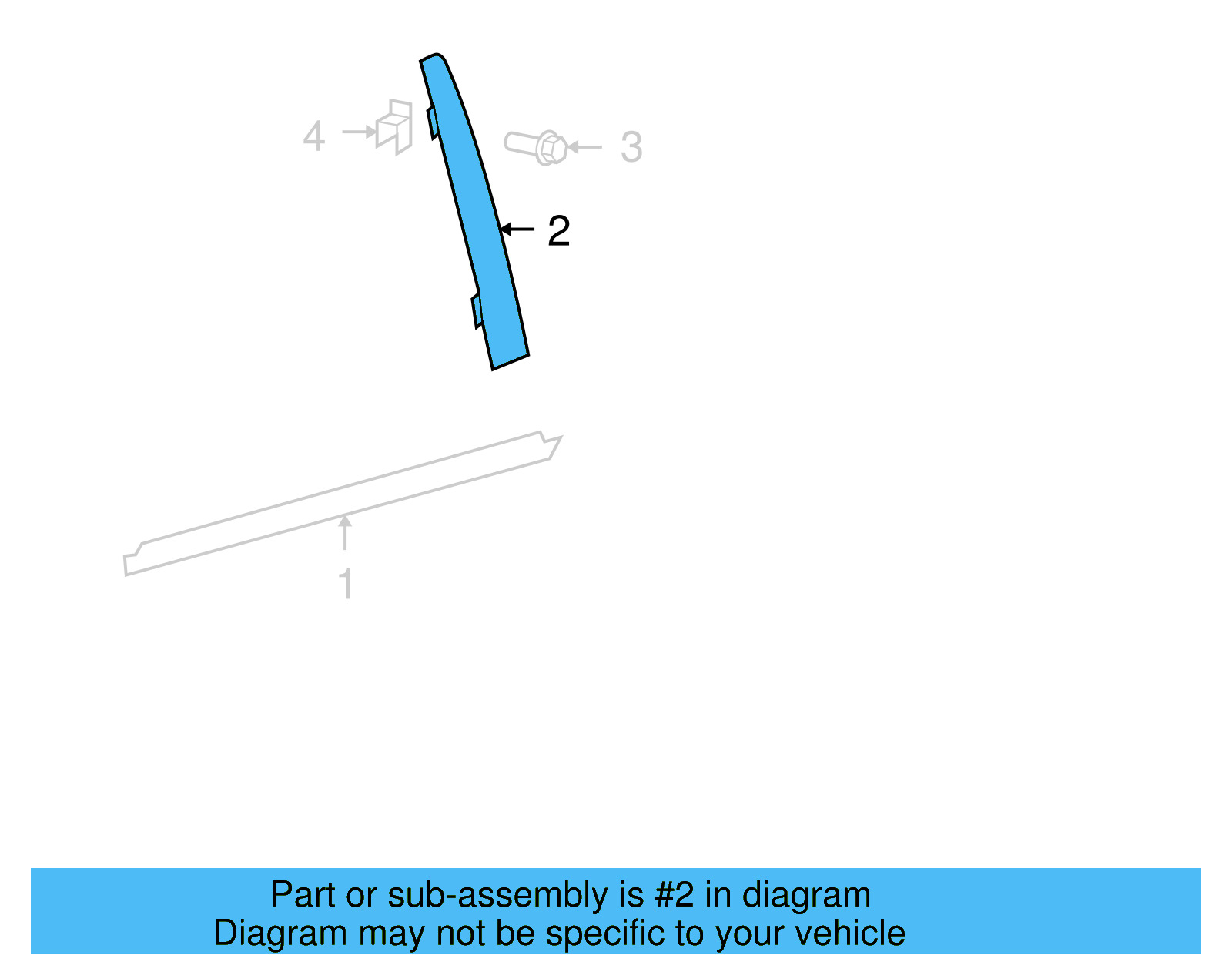 Frame Molding 5K6-839-902-B-041 - View 8