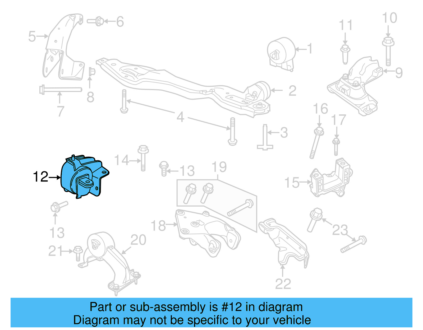 Trans Support 7B0-199-313-L - View 5