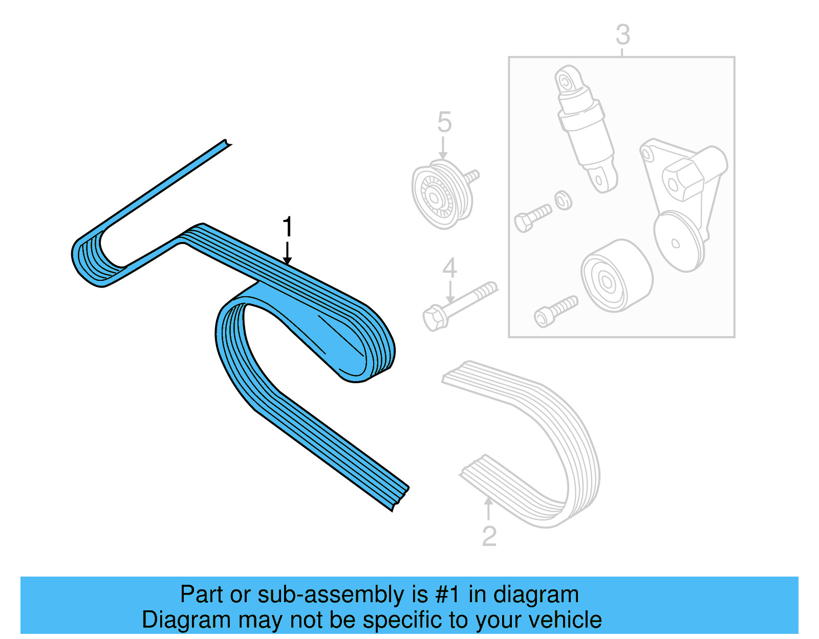 Serpentine Belt 07D-145-933-E - View 12
