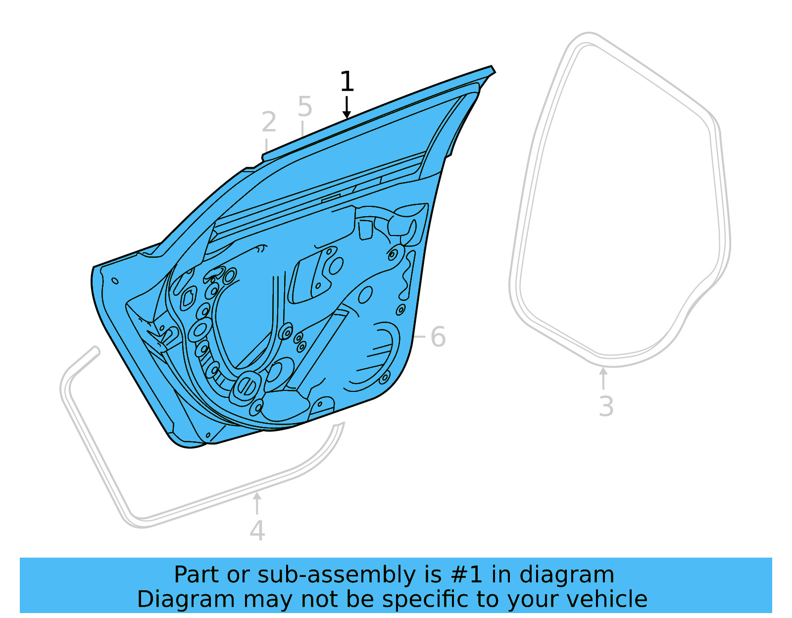 Door Shell 17A-833-056-B - View 4
