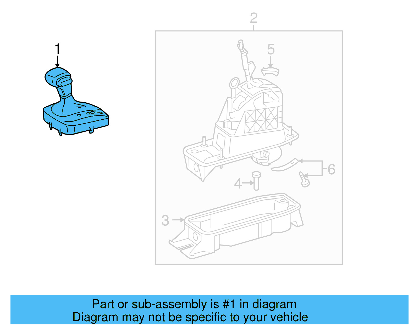 Shift Knob 1K1-713-203-R-TVH - View 20