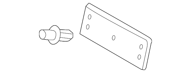 License Bracket 7P6-807-285-B - View 4