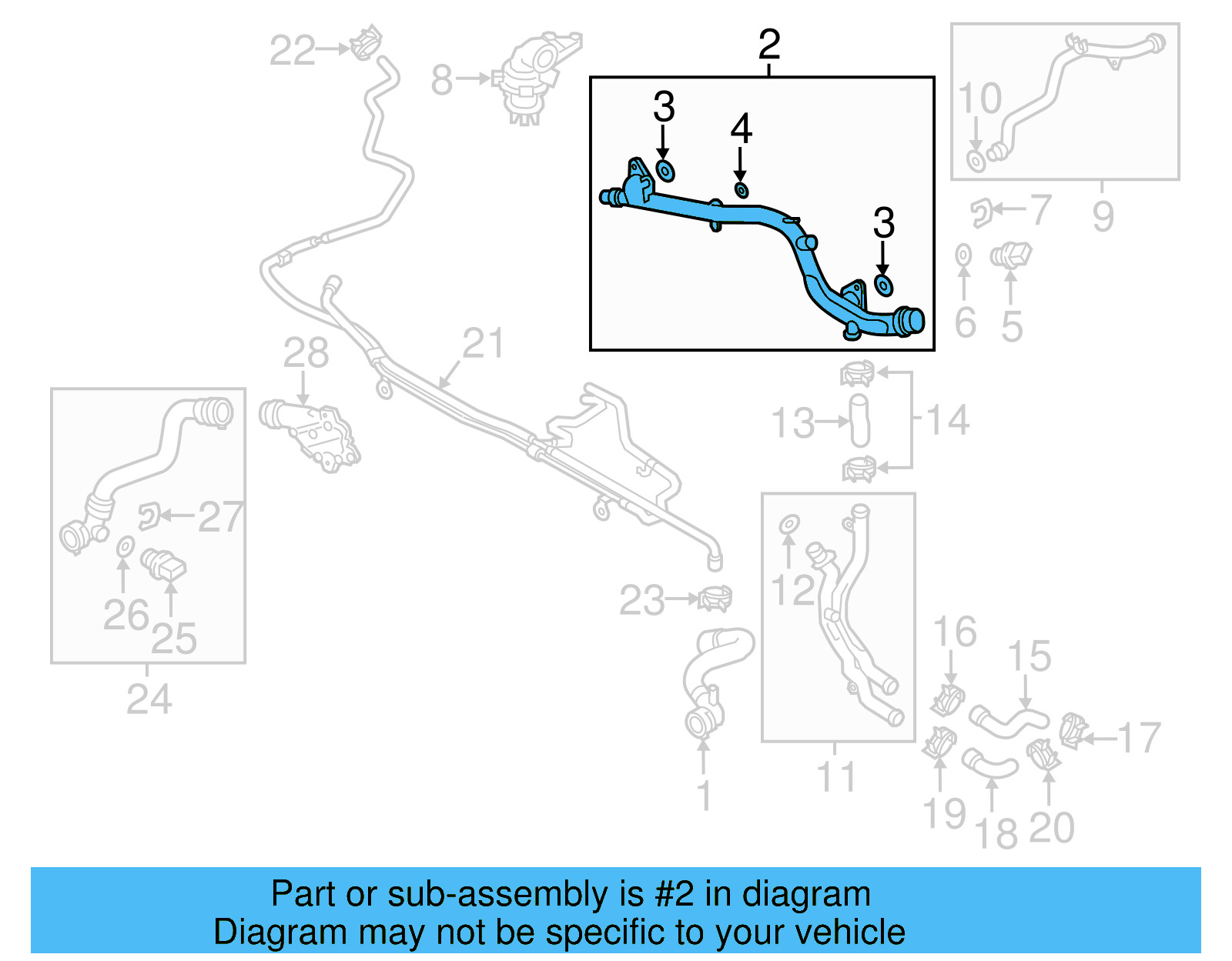 Water Pipe 06E-121-045-BB - View 16