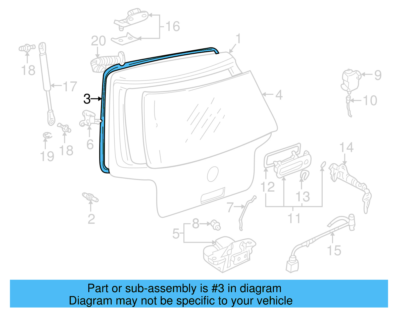 Weather 1J0-827-705-A - View 4