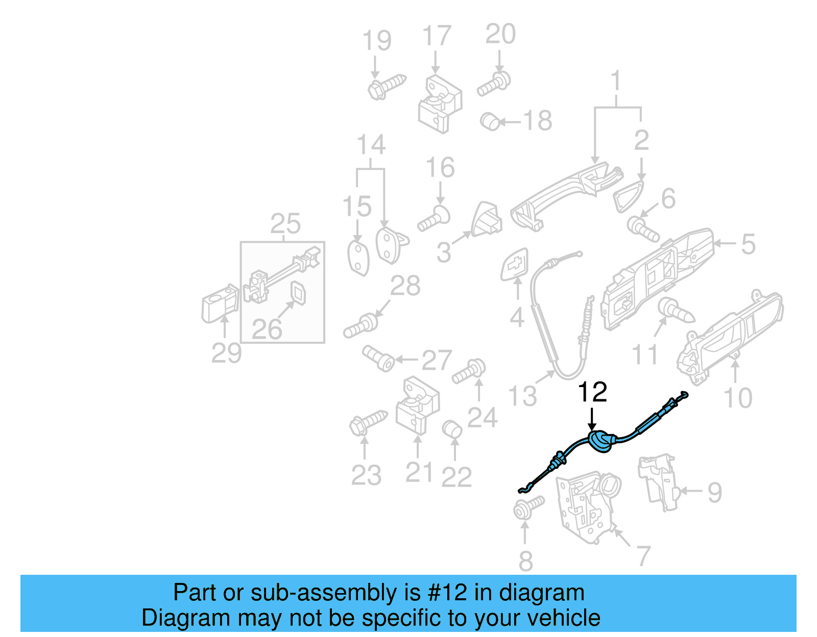 Release Cable 561-839-085-C - View 12