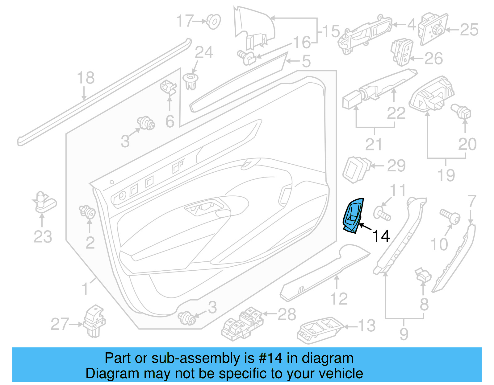 Switch Bezel 561-863-349-C-82V