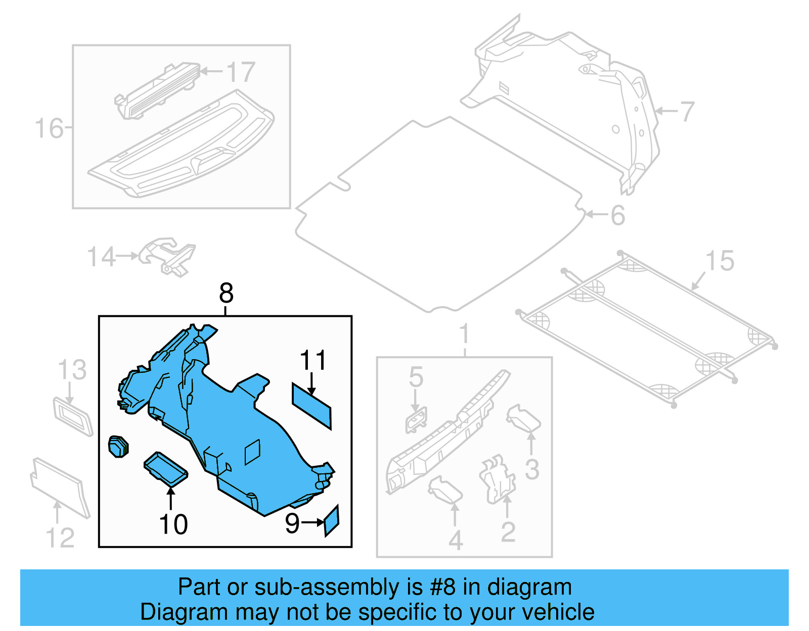Side Trim Panel 5C6-867-427-1BS - View 4