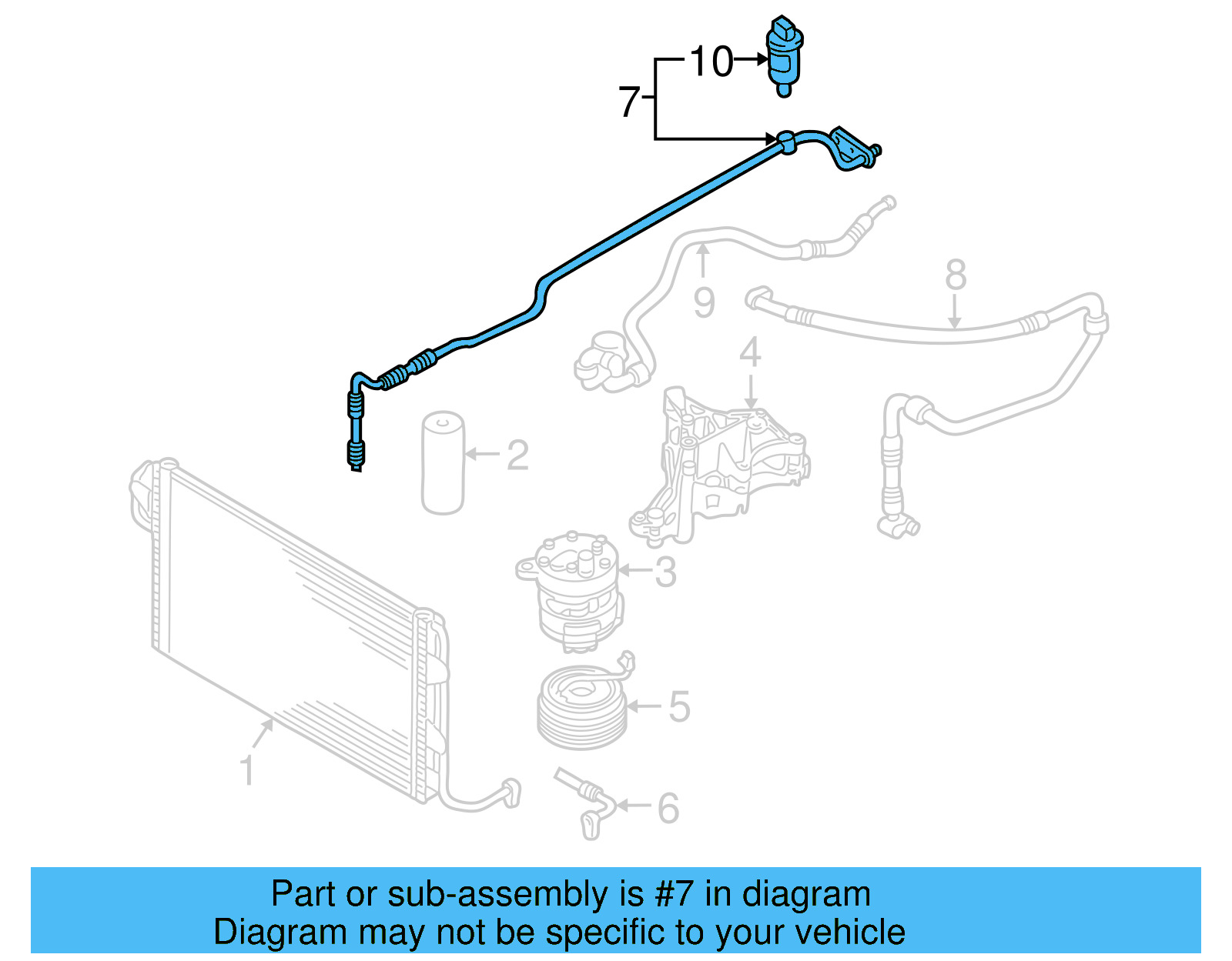 AC Hoses 1C1-820-741-N - View 3