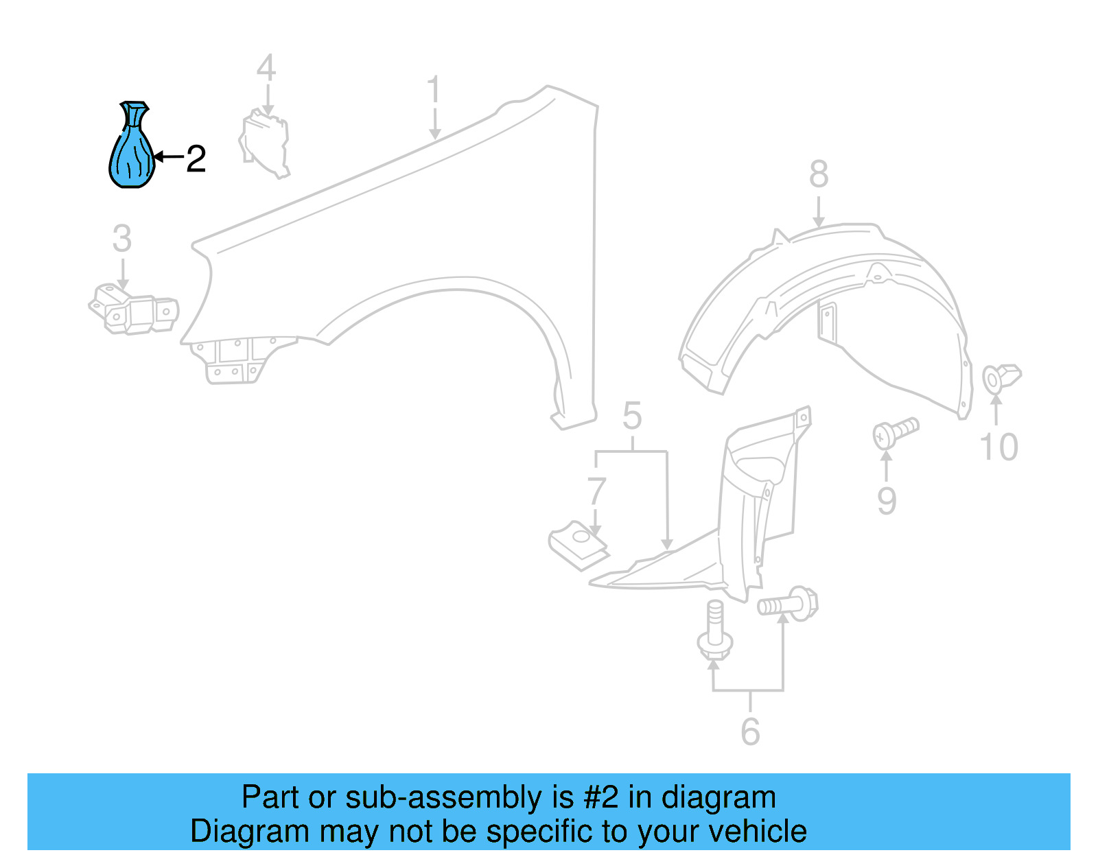 Fender Hardware Kit 1K0-898-625-A - View 8