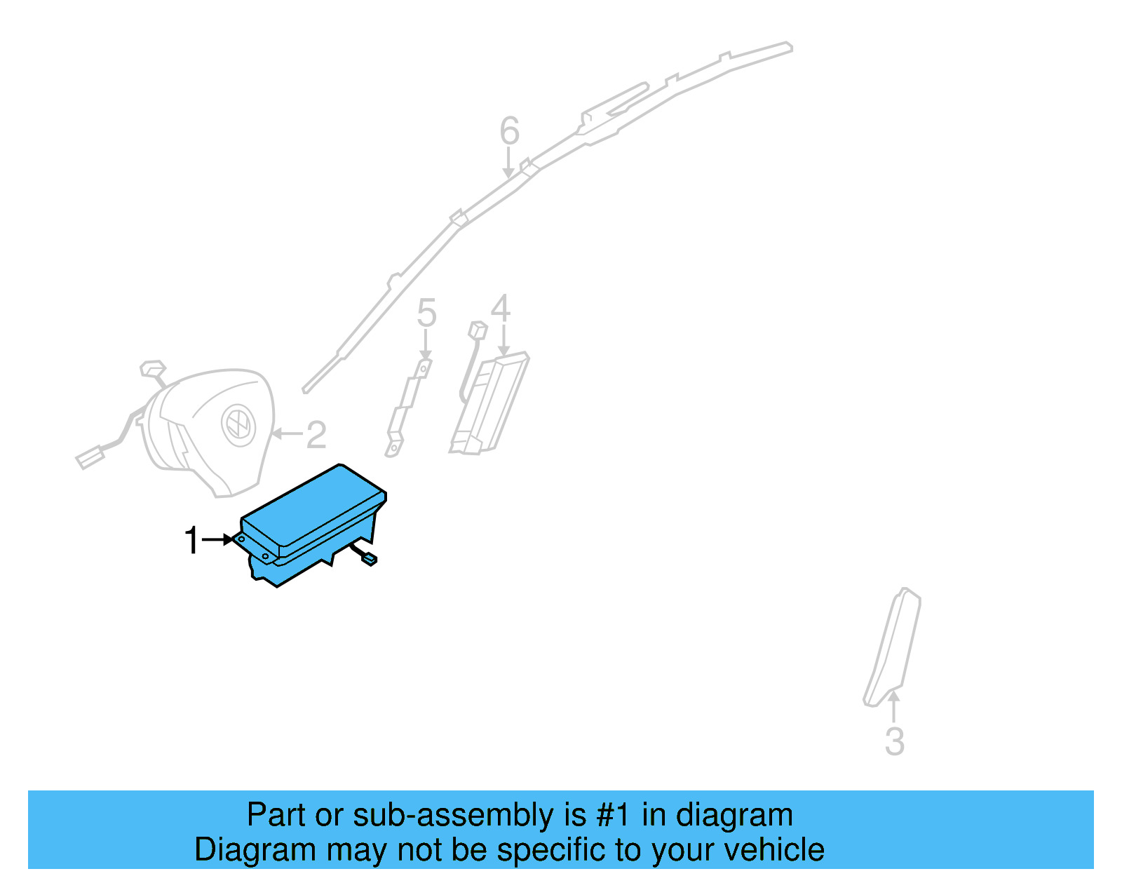 Passenger Inflator Module 3AA-880-204-A - View 4