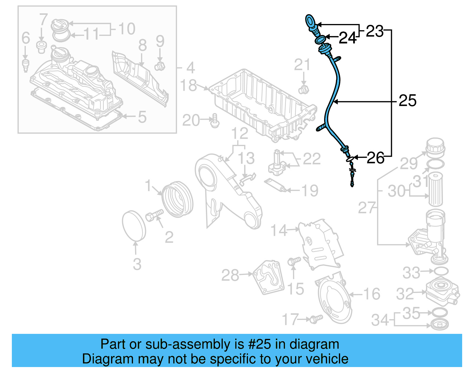 Tube 03L-115-607-R - View 5