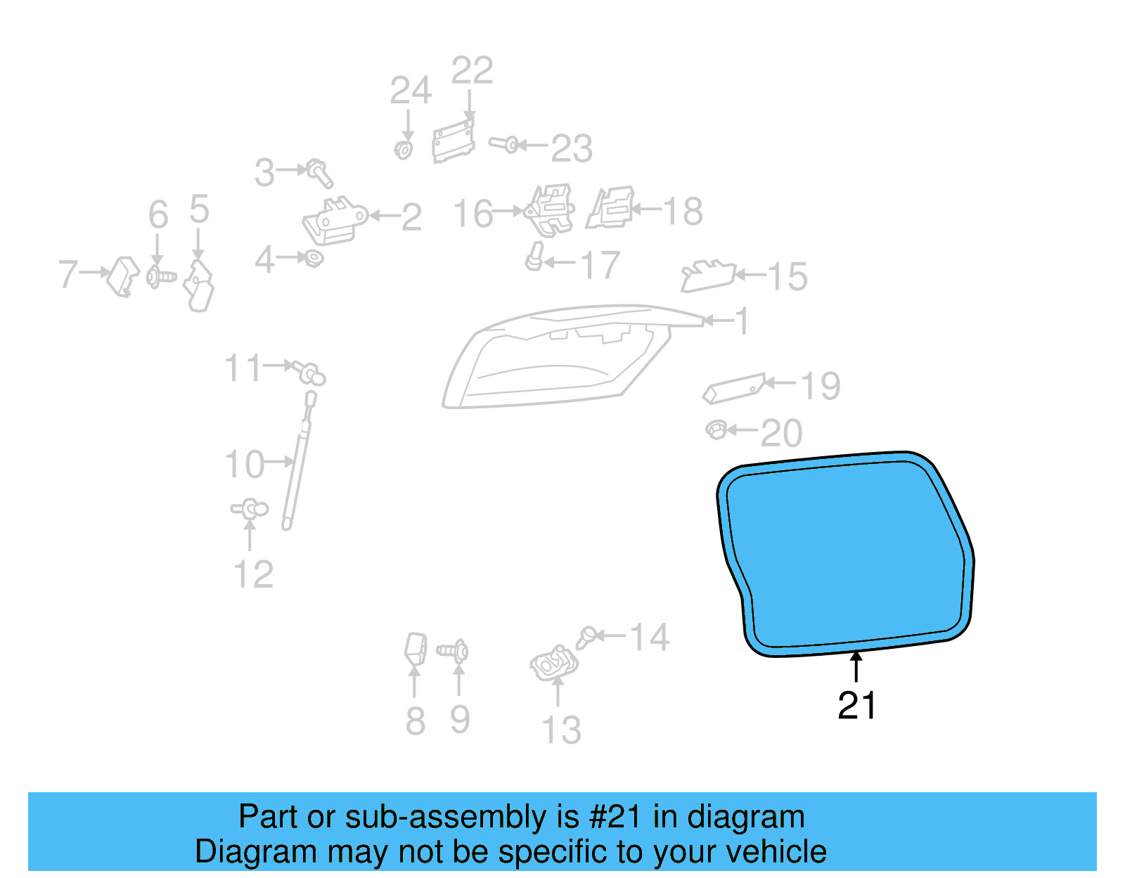 Hatch Seal 1K9-827-705-5AP - View 9