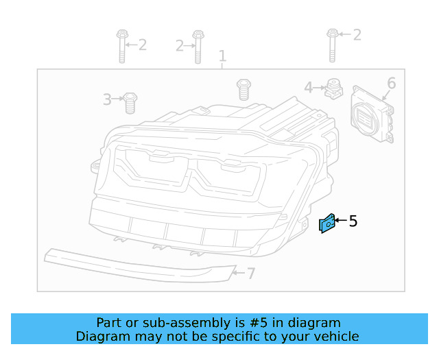 Headlamp Assembly U WHT-006-406 - View 11