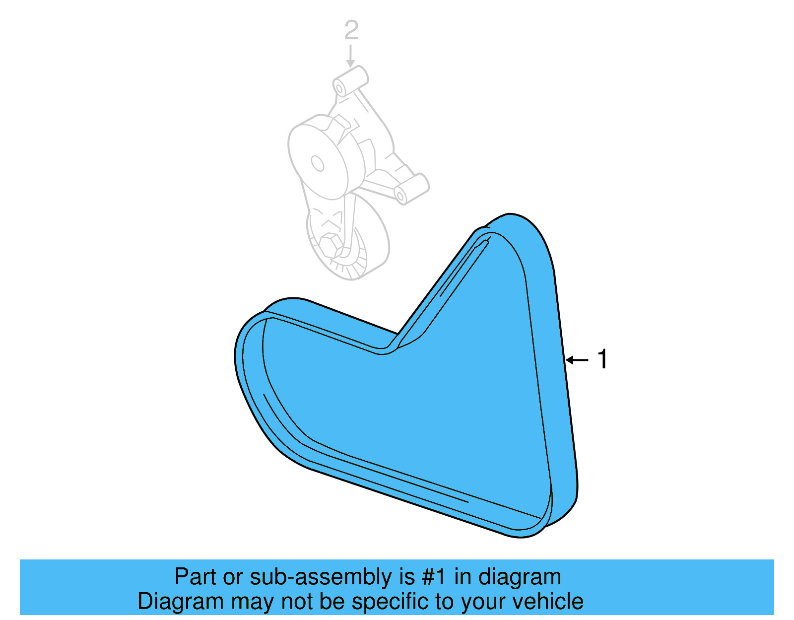 Serpentine Belt 066-145-933-K - View 2