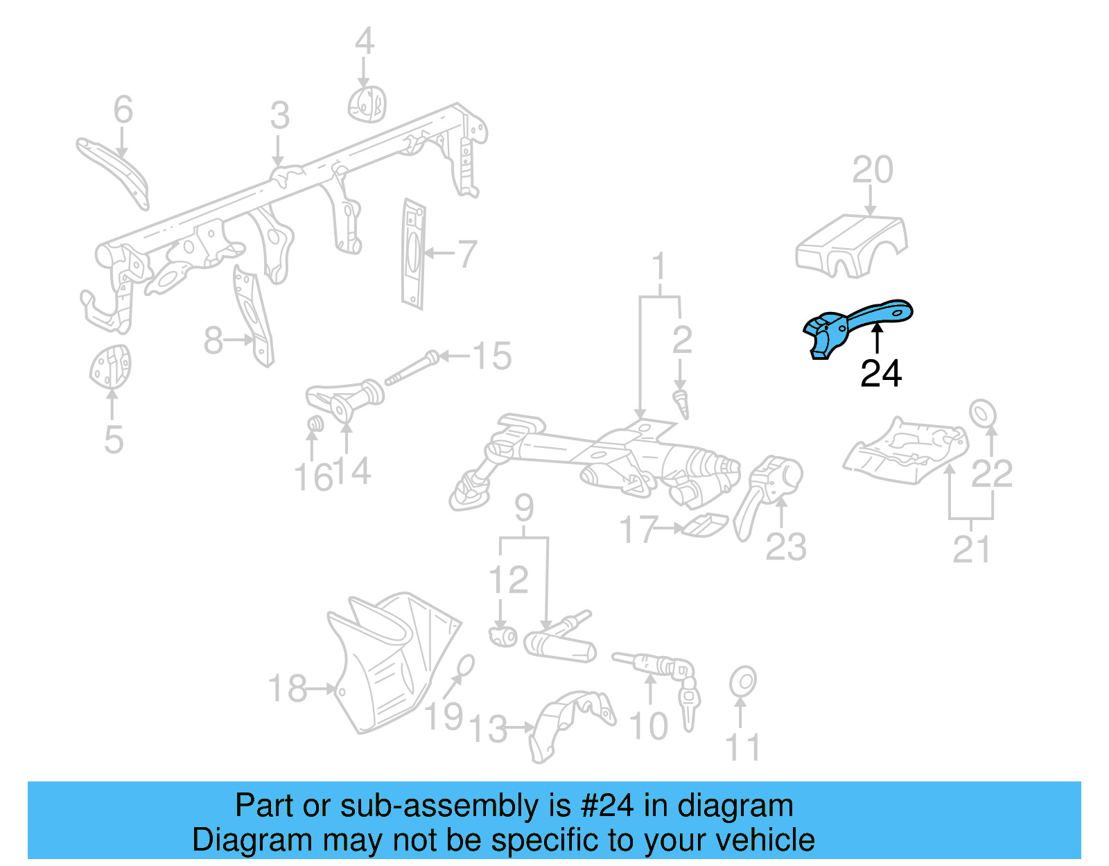 Wiper Switch 4B0-953-503-H-01C - View 9