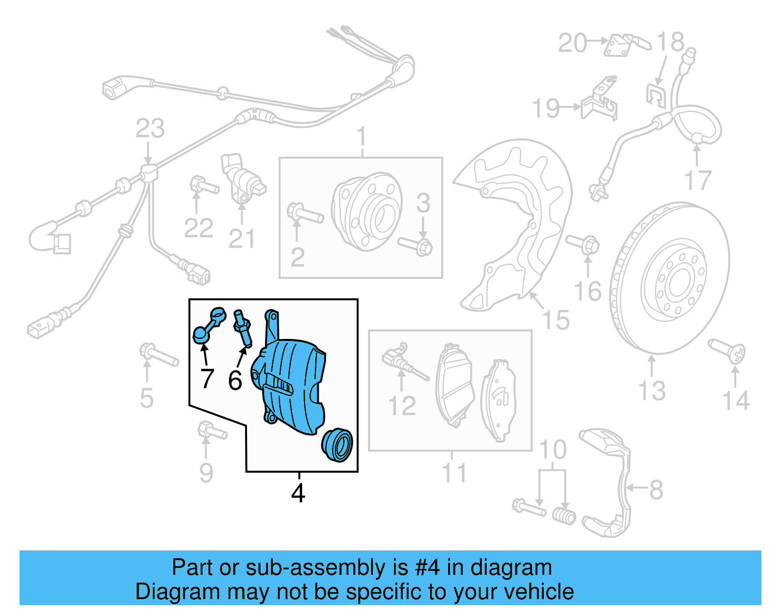 Caliper 5QM-615-124-B - View 4