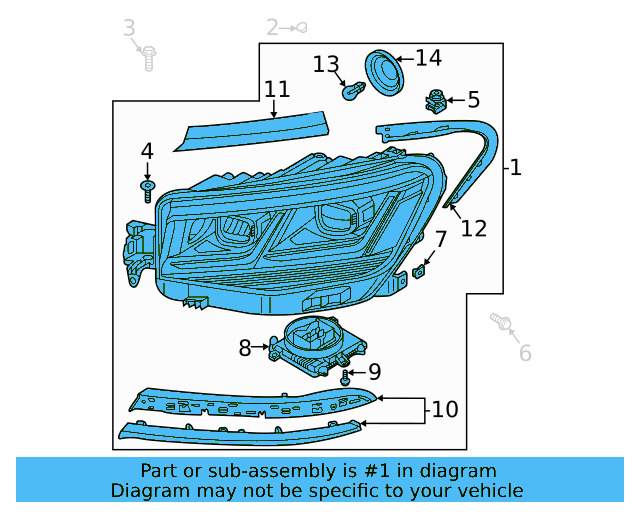 Headlamp Assembly 3CN-941-036-E - View 7
