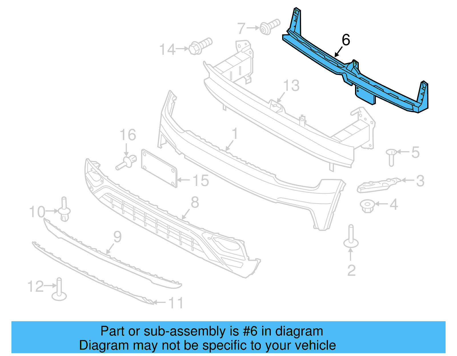 Center Support 3CN-807-192-A - View 3