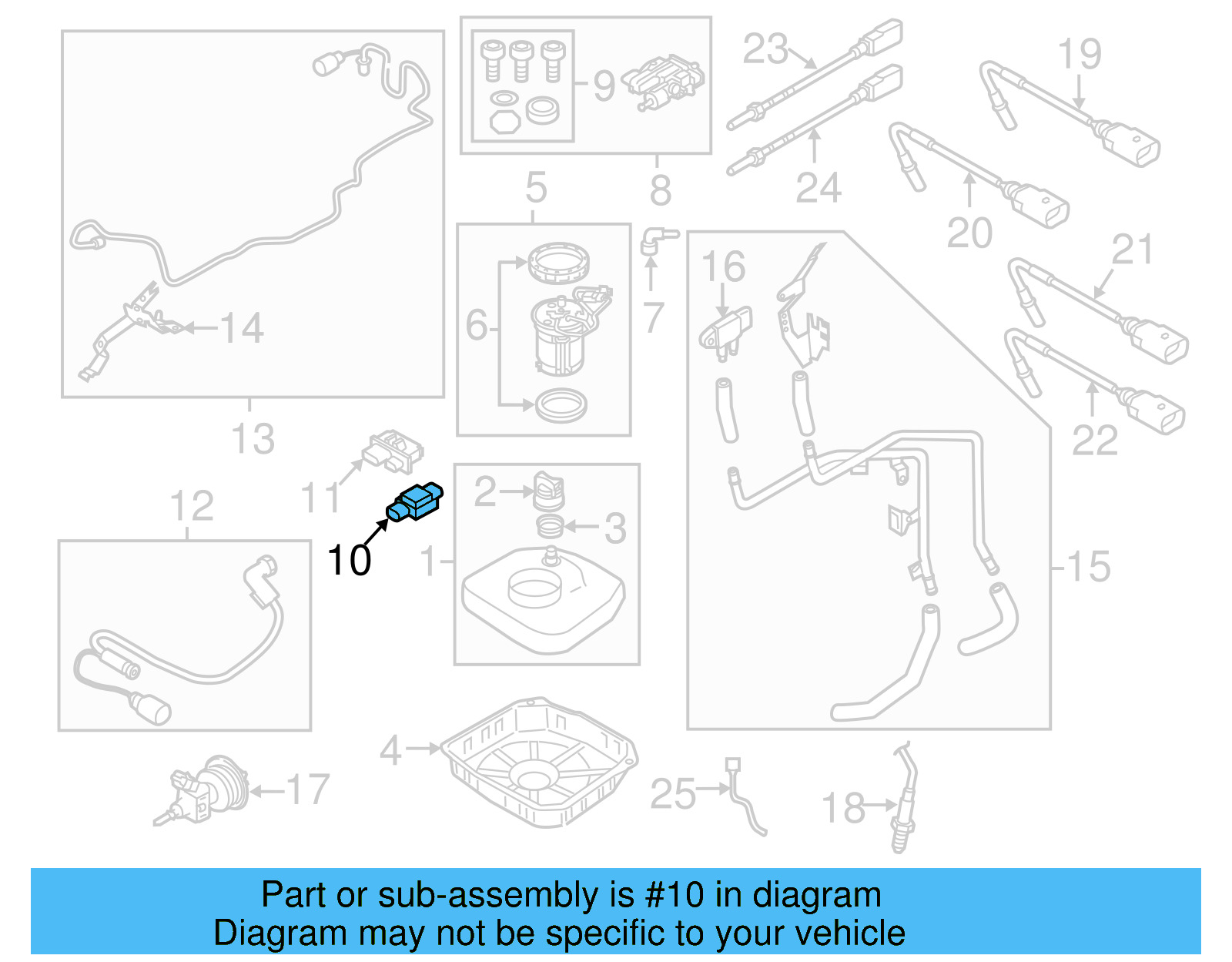 Fluid Sensor 3C0-906-651 - View 3