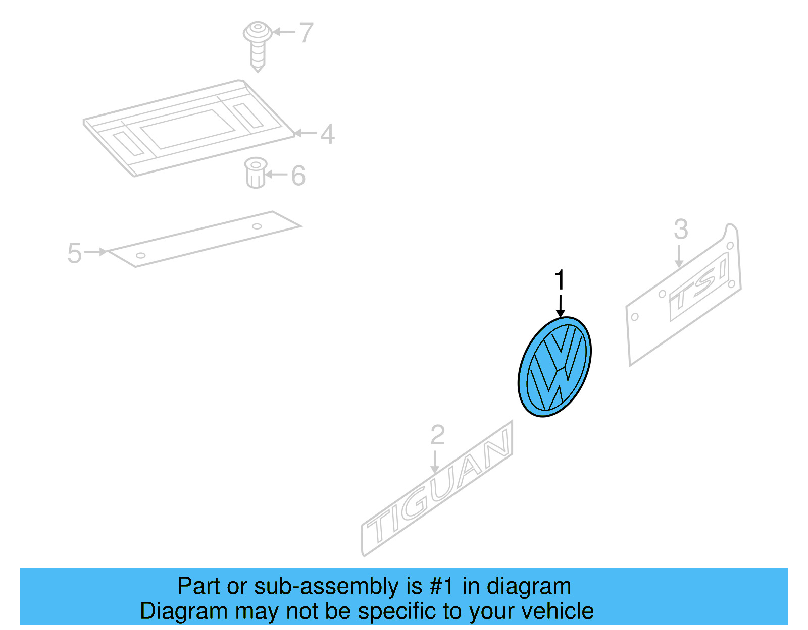 Emblem 5NA-853-630-FOD - View 7