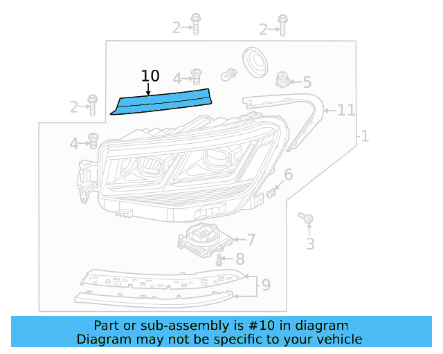 Upper Trim 3CN-941-120-A - View 4