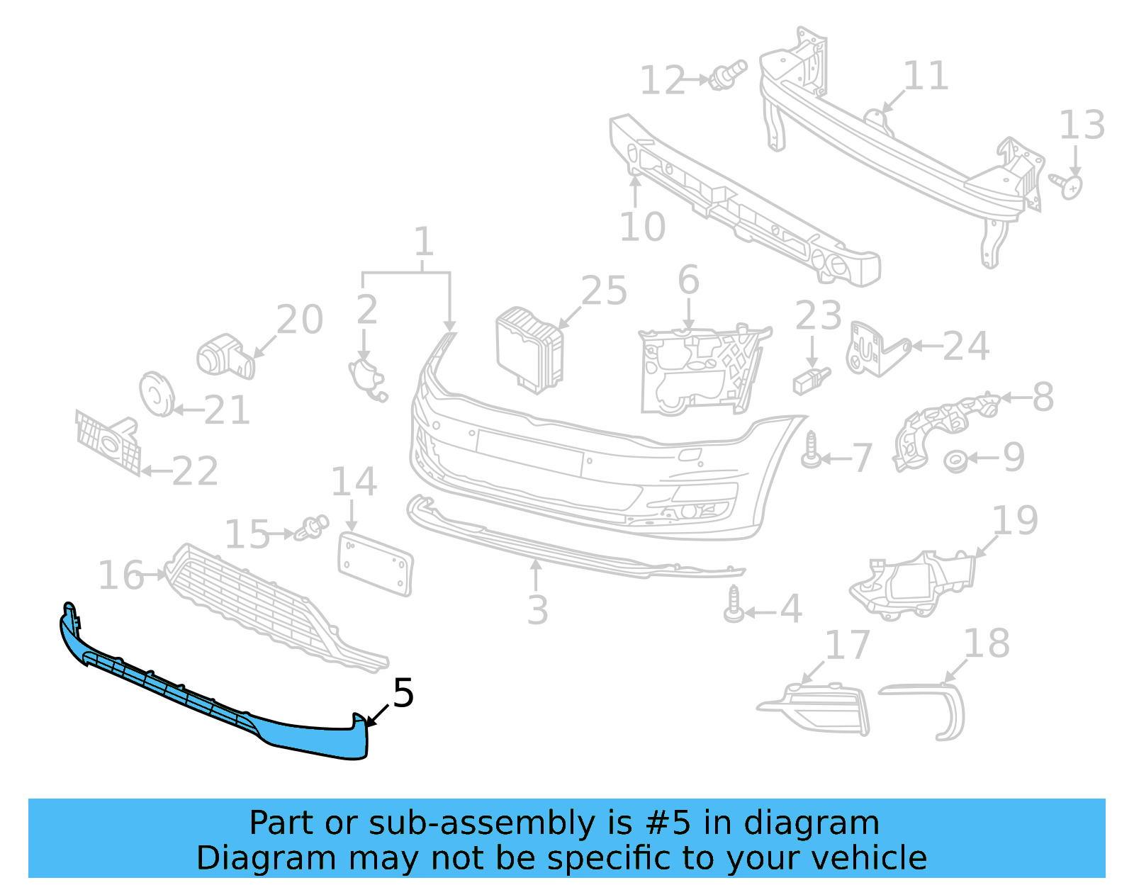 Spoiler 5G0-805-904-D-041