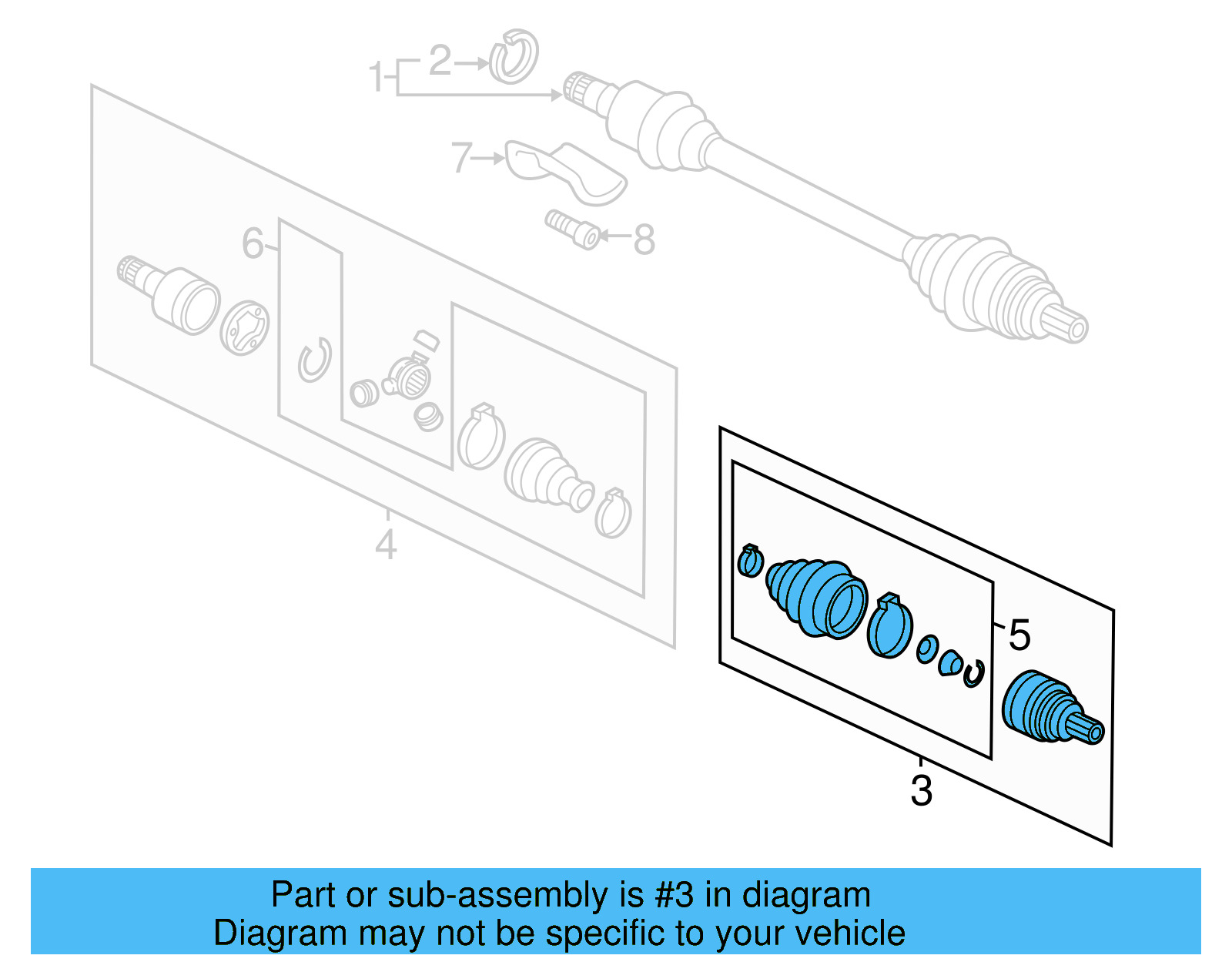 Outer Joint Assembly 5C0-498-099-D - View 23