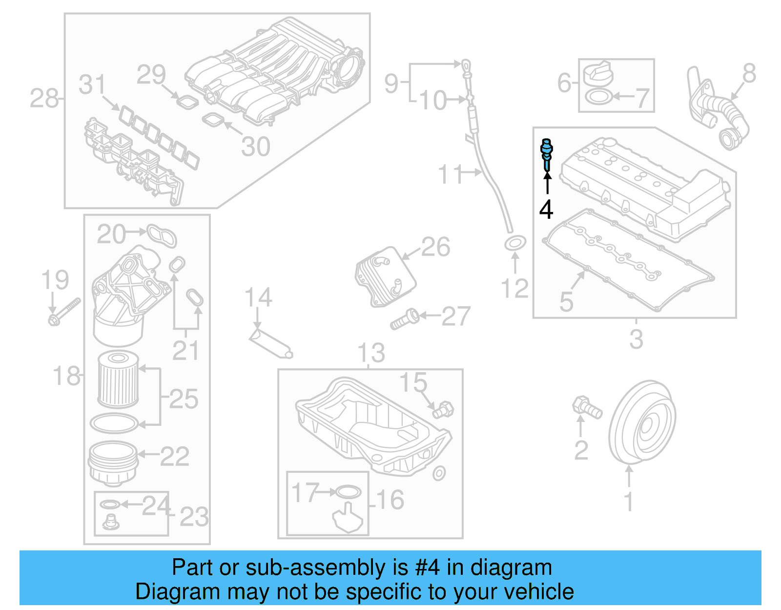 Valve Cover Bolt 03H-103-831 - View 12